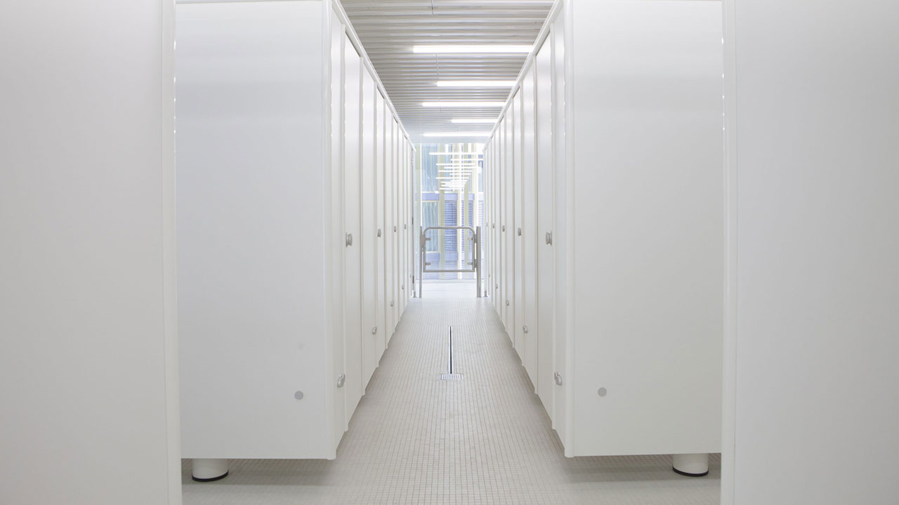 changing room refurbishment